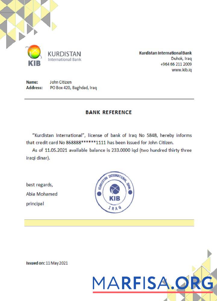 Realistic Iraq Kurdistan International reference real example